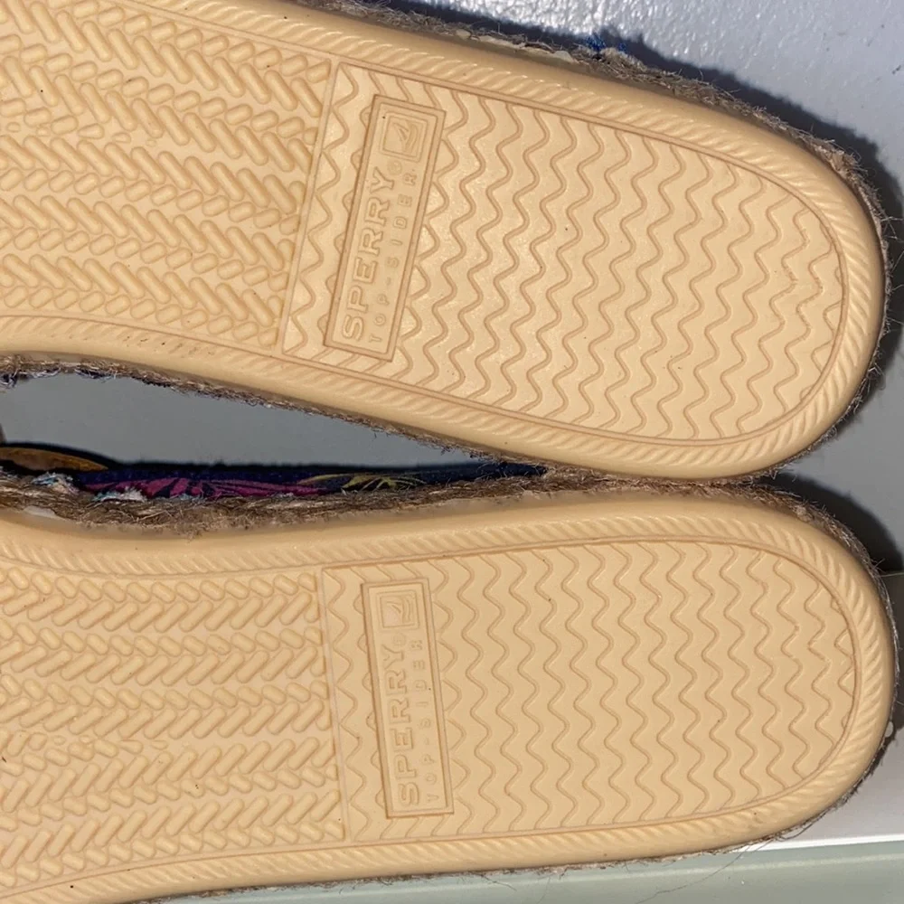 Sperry Katama Cape Espadrille Seaweed Flats Women’s Size 7.5-NWOB